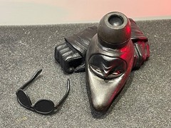 1:6 ThreeA GOLDEN DOLPHIN Ashley Wood 3A Figure Head Sculpt Gloved Hands Glasses