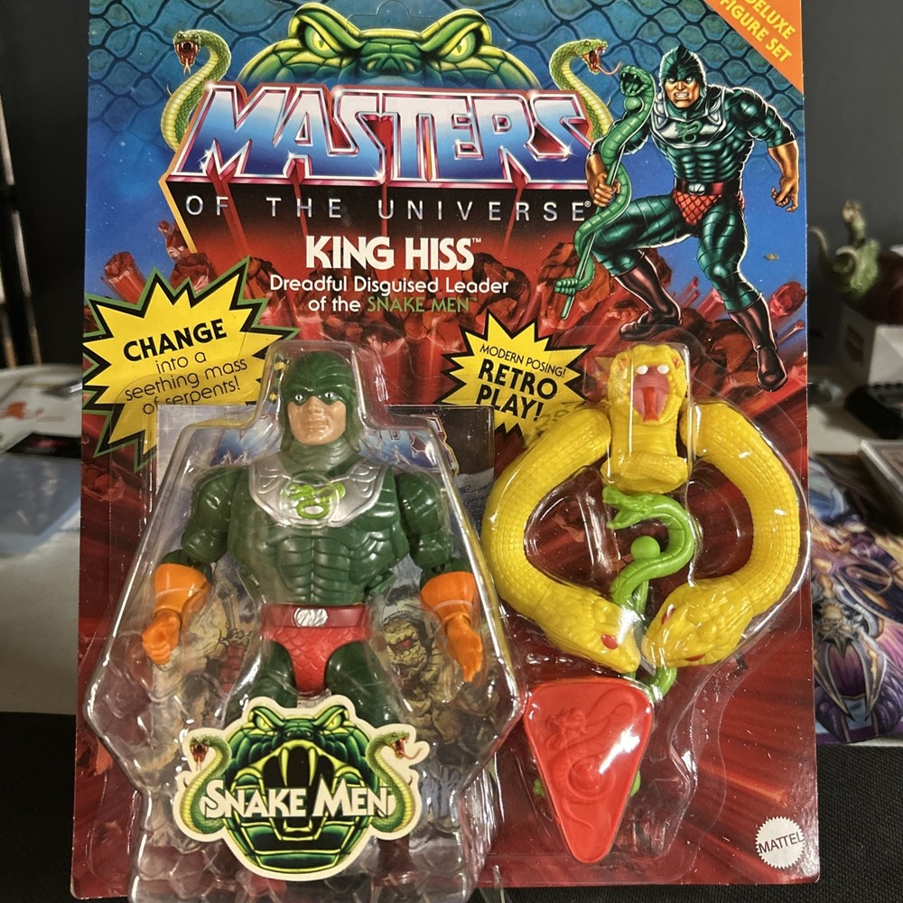 Mattel Masters of the Universe King Hiss Deluxe 5.5 in Action Figure – HKM80