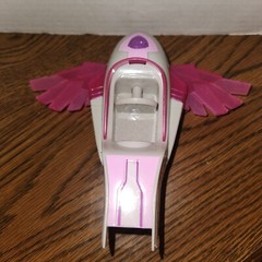PAW Patrol Mighty Pups Charged Up SKYE Pink Deluxe Vehicle Light Sound Jet Plane