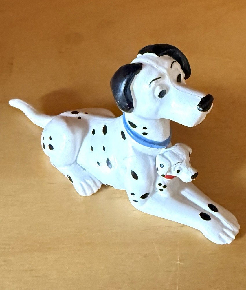 Vintage Rare Applause Disney 101 Dalmatian Dog With Puppy Figure
