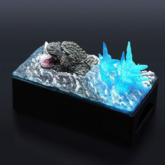 Godzilla -1.0 Box Tissue Case Figure Minus One Sea Ver. Japan 200x130x200mm NEW