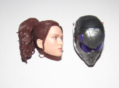 Marvel Legends Cassie Lang both head BAF part / piece