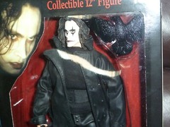 THE CROW REEL TOYS 2002 BRANDON LEE 12 INCH FIGURE WITH SOUND OPENED complete
