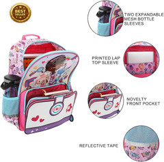 16in Plush Kids Backpack Soft Stuffed School Travel Bag Character Pack Gift Toys