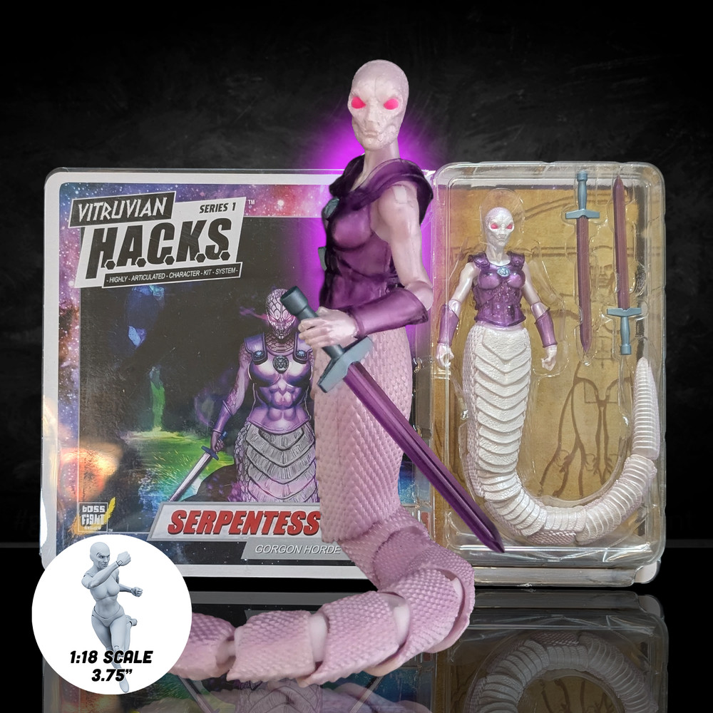Serpentess Order of the Gorgon Horde -Vitruvian H.A.C.K.S. 1:18 Scale Action