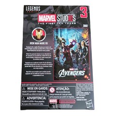 MARVEL LEGENDS MARVEL STUDIOS THE FIRST TEN YEARS IRON MAN MARK VII FIGURE NEW