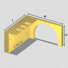 Jabba’s Palace Trophy Wall Diorama for 3.75 in (1:18) Figure