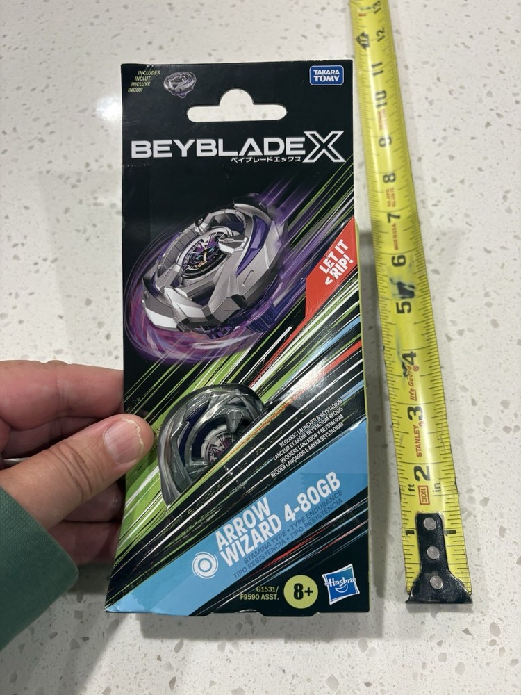 Beyblade X Arrow Wizard 4-80GB Type Top New in Package Free Ship in USA