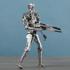 New 7″ Terminator 2 Judgment Day T-800 Endoskeleton Arnold Pvc Action Figure