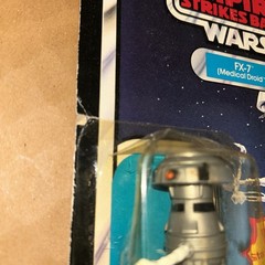 Vintage Star Wars FX-7 Medical Droid Figure 41A Card Back Kenner 1980 ESB