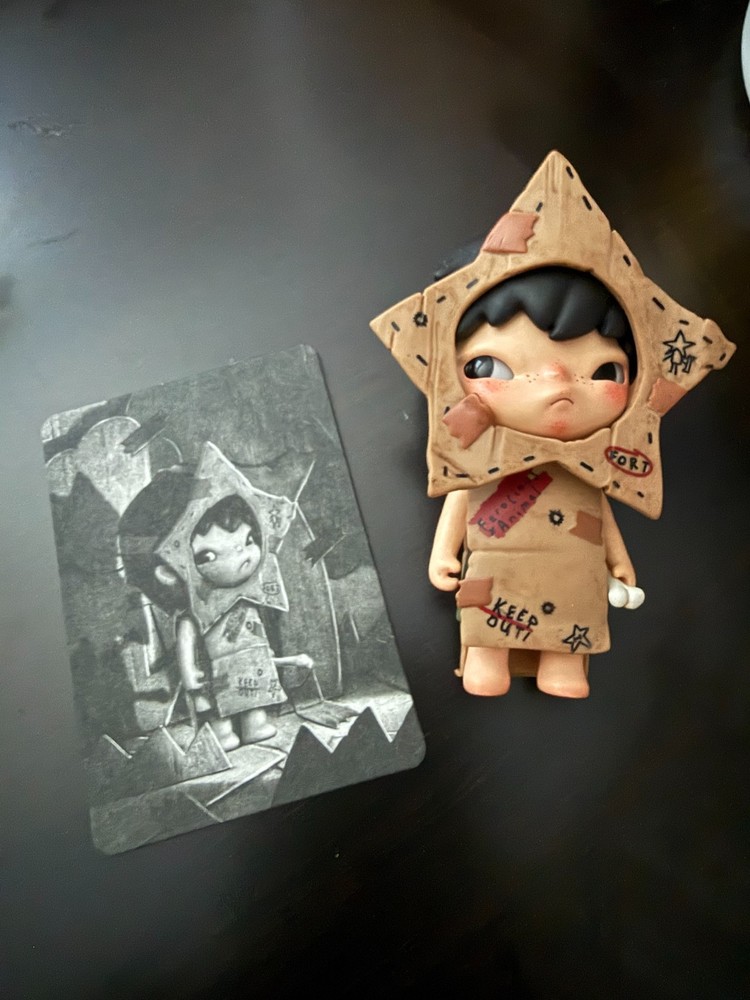 AUTHENTIC Pop Mart figures (Hirono, Skullpanda, Nyota) OUT OF BOX cards included