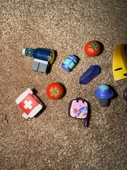 Fortnite Figure Accessories Lot 85 Pc Weapons Back Blings Tools Food Meds Parts