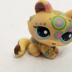 Littlest Pet Shop Cat 1839 Figure LPS Hasbro 1.5″ COL-5859
