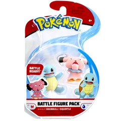 Pokémon – Snubbull & Squirtle Battle Pack Figure – Wicked Cool Toys