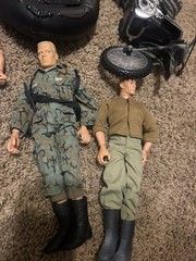 Huge Lot Of Vintage Hasbro 12in G.I. Joe, 21st Century Soldier & Mor Accessories