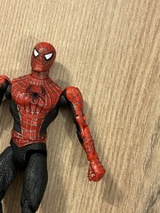 Vintage 2003 Spider Man 2 Movie Super Posable 6 Inch Figure CPII Tobey Loose