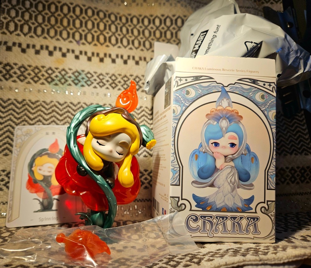 POP MART Chaka Luminous Reverie *Spinning* Confirmed Opened Blindbox