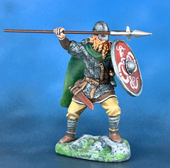 Tabletop Miniature. Resin Figure Viking 60mm figurine of a warrior of the north