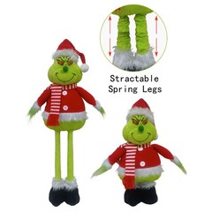The Grinch Christmas Decoration with Extendable Legs NEW Extending Grinch US