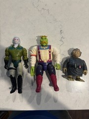 Vintage 1986 Mattel filmation Bravestar Handlebar Tex Hex Scuz Action Figure Lot