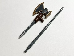 Dungeons & Dragons Golden Archive Axe with Alternate Handles Custom Fodder Holga