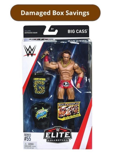 WWE Wrestling Elite Collection Big Cass Figure DAMAGED PACKAGING