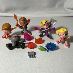 Ninja Kidz Action Figures Lot of 5 with Accessories Toy Collection
