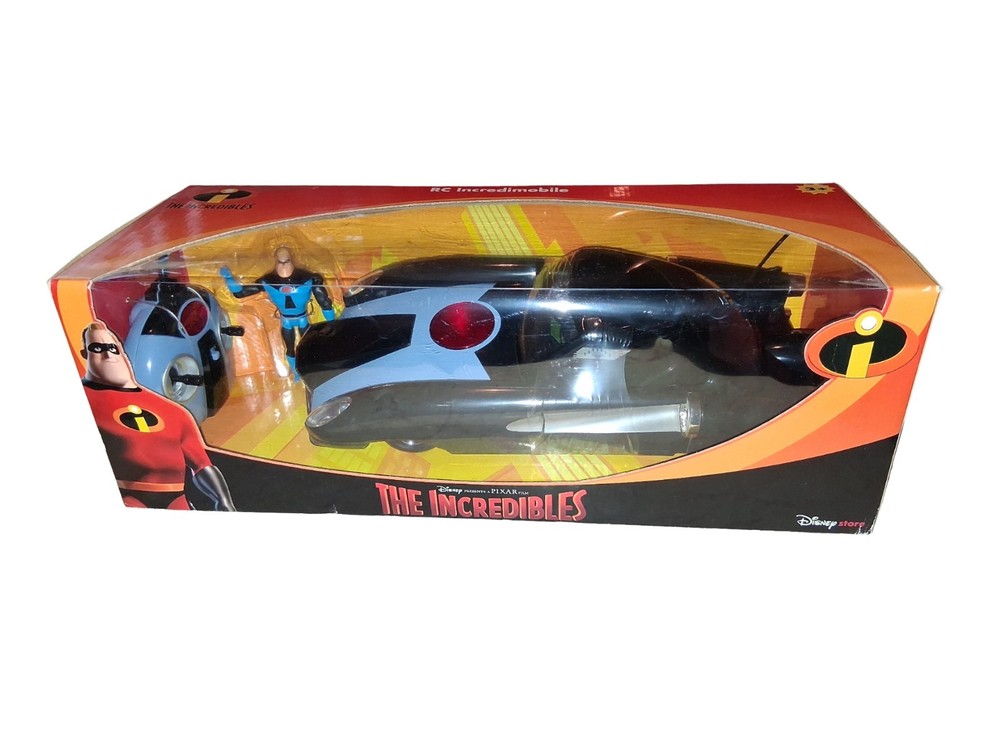 Disney Store RC Incredimobile Remote Control Toy Car The Incredibles Black