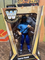 WWE ELITE LEGENDS TERRY FUNK FIGURE WWF NWA WCW NWO RETRO ULTIMATE HASBRO LJN