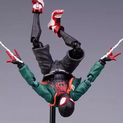 Spider-Man Action Figure Miles Morales Into The Spider Verse Toy Gift With Box