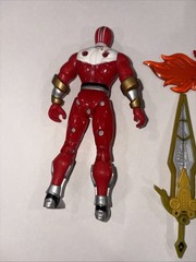 2000 Time Force Power Rangers Red Battle Warrior Battlizer Complete Armor