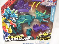 NEW Jurassic World Hero Mashers Triceratops / Stegosaurus 2015 Hasbro Sealed
