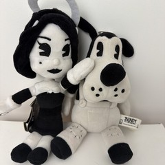 Bendy and The Ink Machine Boris and Alice Plush Lot