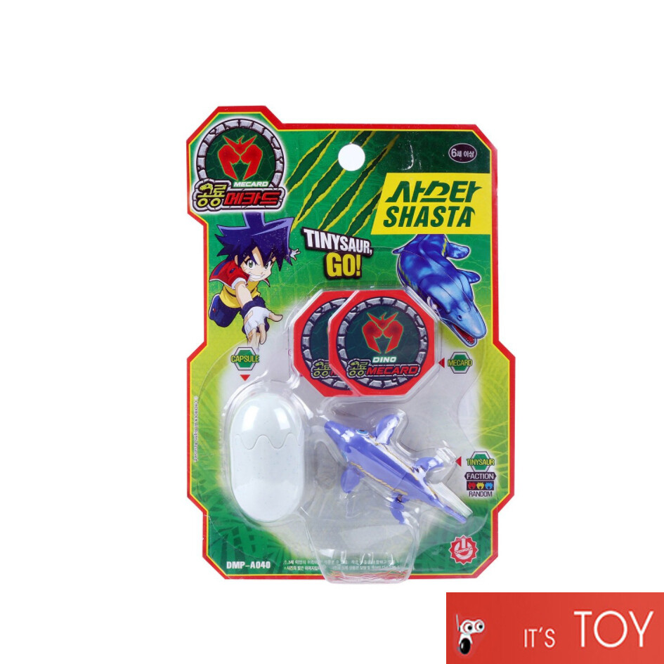 Dino Mecard Tinysaur SHASTA Shastasaurus Dinosaur Transforming Robot Figure Toy