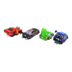 4 Pcs Cars Movie The Delinquent Road Hazards Boost DJ Wingo Snot Rod Alloy Model
