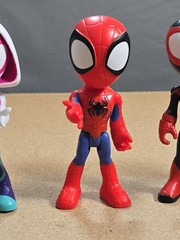 Spidey and His Friends Set of 5 Hasbro 2021 Ironman Black Panther Miles Morales