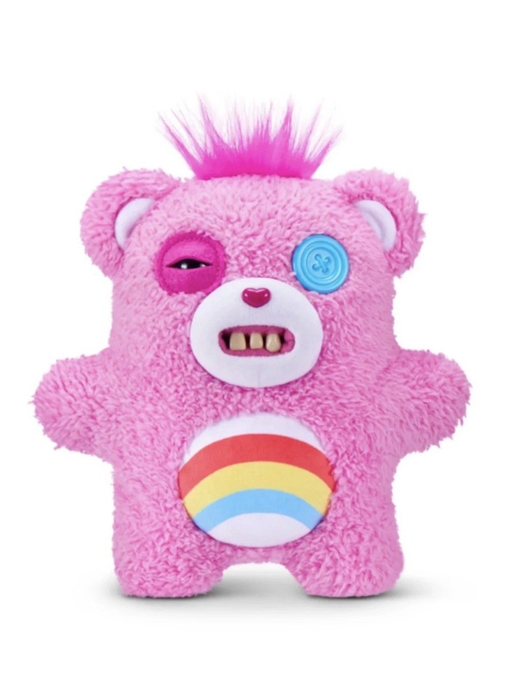 New Fuggler Care Bears Cheer Bear 9″ Plush Doll Collectible Funny Ugly