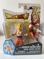 Lot Of 2 Dragonball Super 4”in Action Figures Super Saiyan Goku & Vegeta Bandai