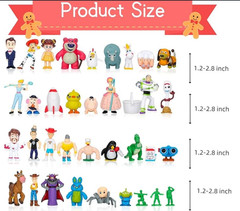 36 PIECES TOY STORY ACTION FIGURE SET / CAKE TOPPERS-PVC-NEXT DAY FREE SHIPPING
