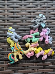 My Little Pony Mini Figure Lot Blind Bag Ponies & Ponyville Mixed Lot Of 16 Toys