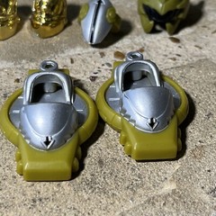 Power Rangers Time Force Green Battle Warrior Ranger Armor Parts Accessories