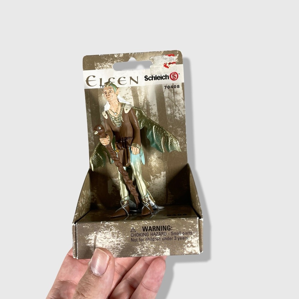 Schleich Elfen Tulon Action Figure Unisex Kids One Size Brown Fantasy Elf 70408