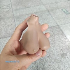 1:6 Female Suntan Normal Breast Bust Cover Model F 12” TBL Action Figure Body