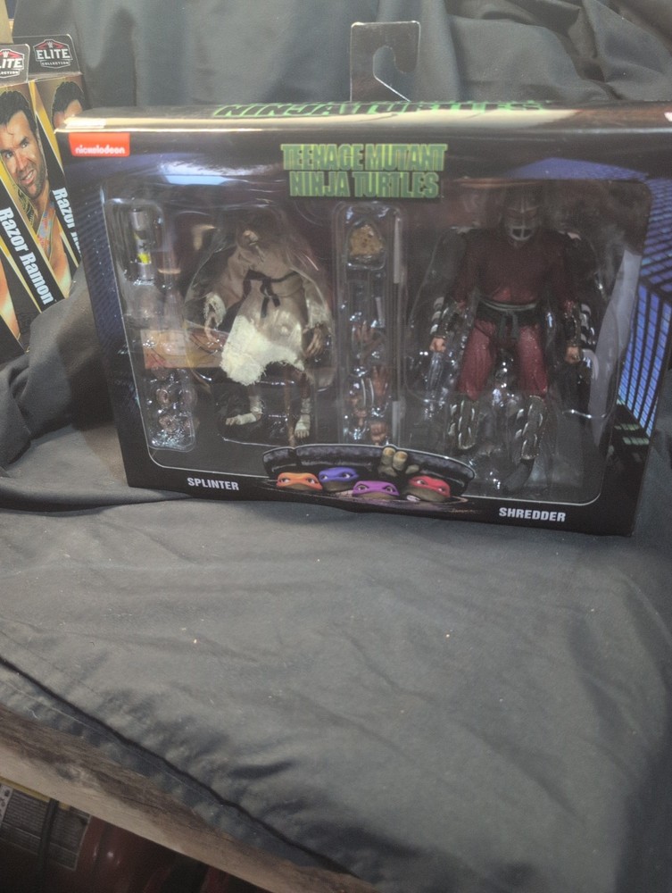 NECA TMNT Movie Splinter and Shredder – 2pack
