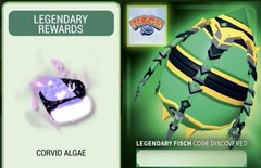 Fisch Corvid Algae Code Legendary DLC Toy Code Sent Fast via eBay Messages