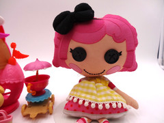 Lalaloopsy Tinies Sew Royal Castle Rainbow Cinder Slippers Doll Mini Cinder Clot