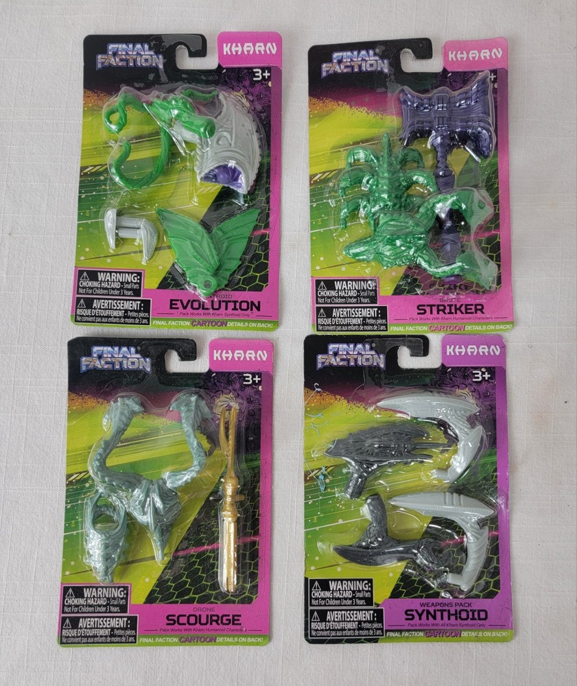 FS Final Faction Lot 4 Kharn Accessories Scourge, Striker. Evolution, Synthoid