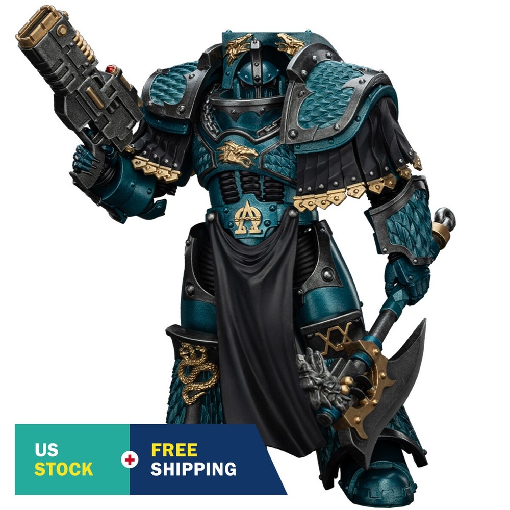 HiPlay JOYTOY Warhammer 1/18 Lernaean Terminator with Volkite Charger Figures