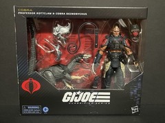 GI JOE CLASSIFIED PROFESSOR ROTTCLAW & COBRA DEINONYCHUS FIGURE SET #196 IN HAND