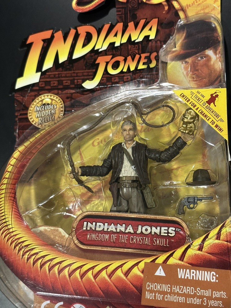 Hasbro Indiana Jones Figure 3.75″ MINT Kingdom Skull W/Accessories (No Packaging